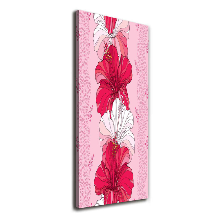 Bay Isle Home Hibiscus Wrapped Canvas Art Prints Wayfair.co.uk
